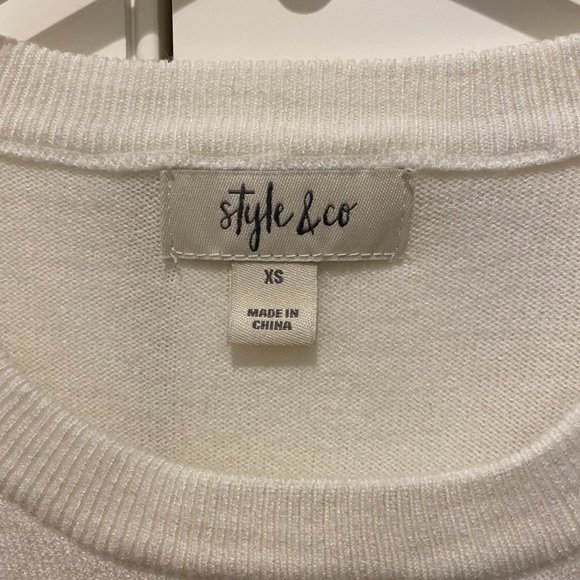 Style & Co Women's Striped Sweater - Size XS - Picture 3 of 6